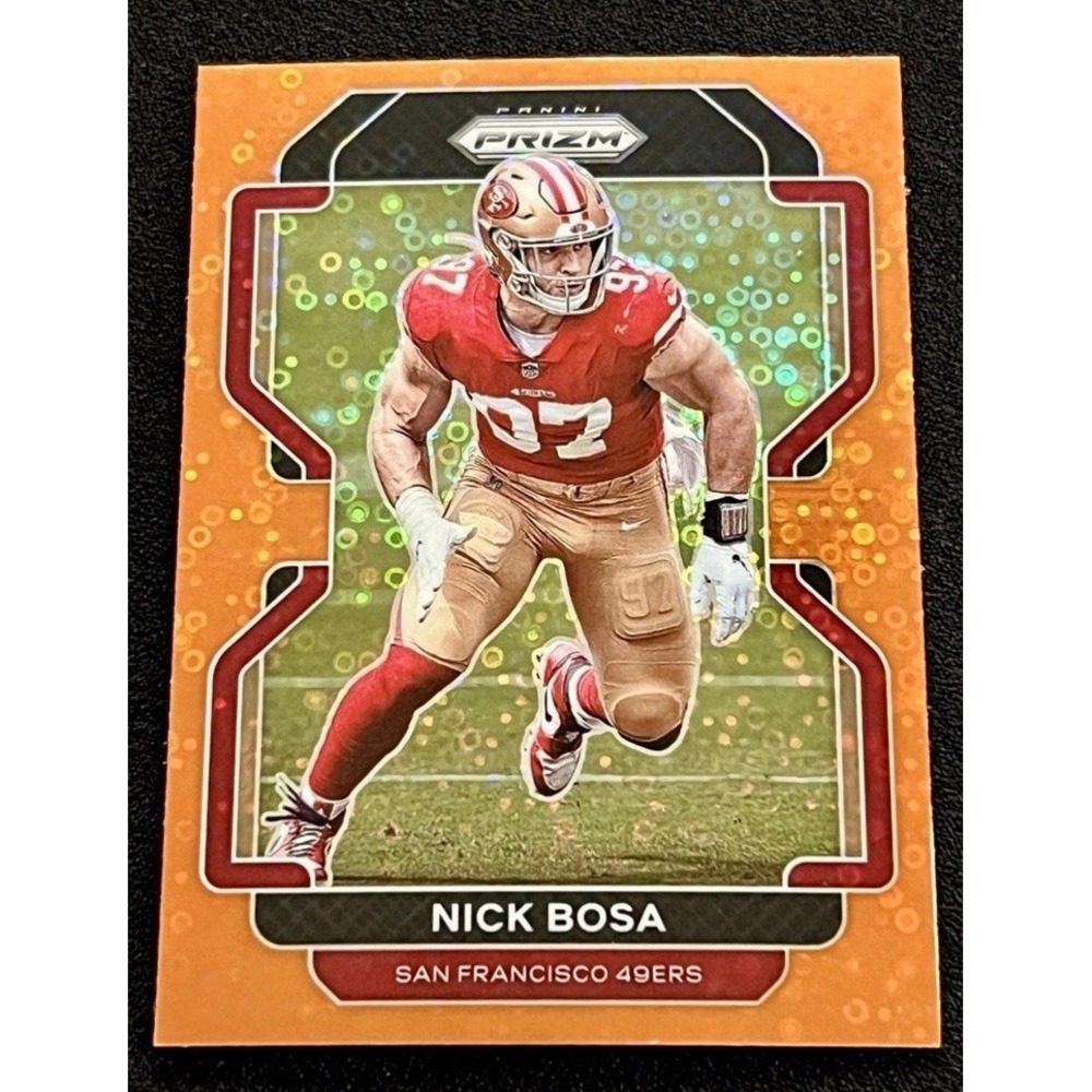 2021 Panini Prizm - Nick Bosa San Francisco 49ers #58 Orange Disco Prizm‎